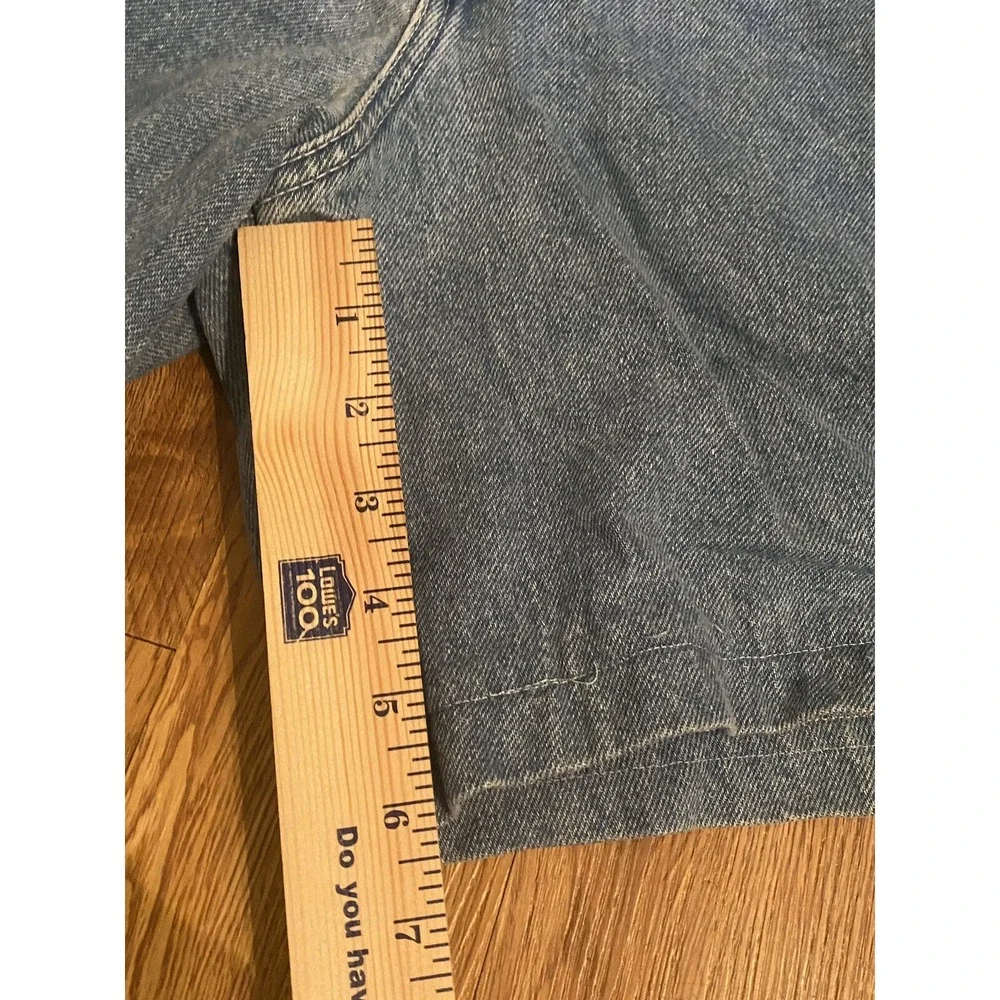 Boss Jean Shorts VTG Distressed Side Spell Outs‎ Men's Sz 38 Faded Look Y2K
